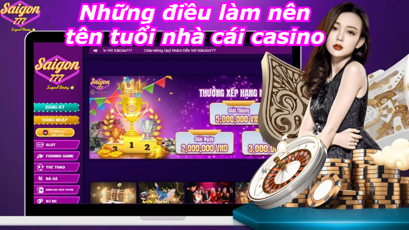 Điều gì làm nên tên tuổi của Saigon777 casino