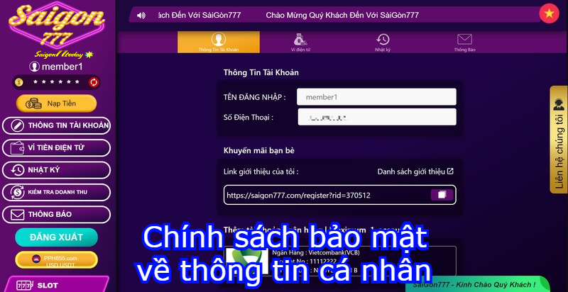 Thông tin bet thủ Saigon777 được chia sẻ với ai?